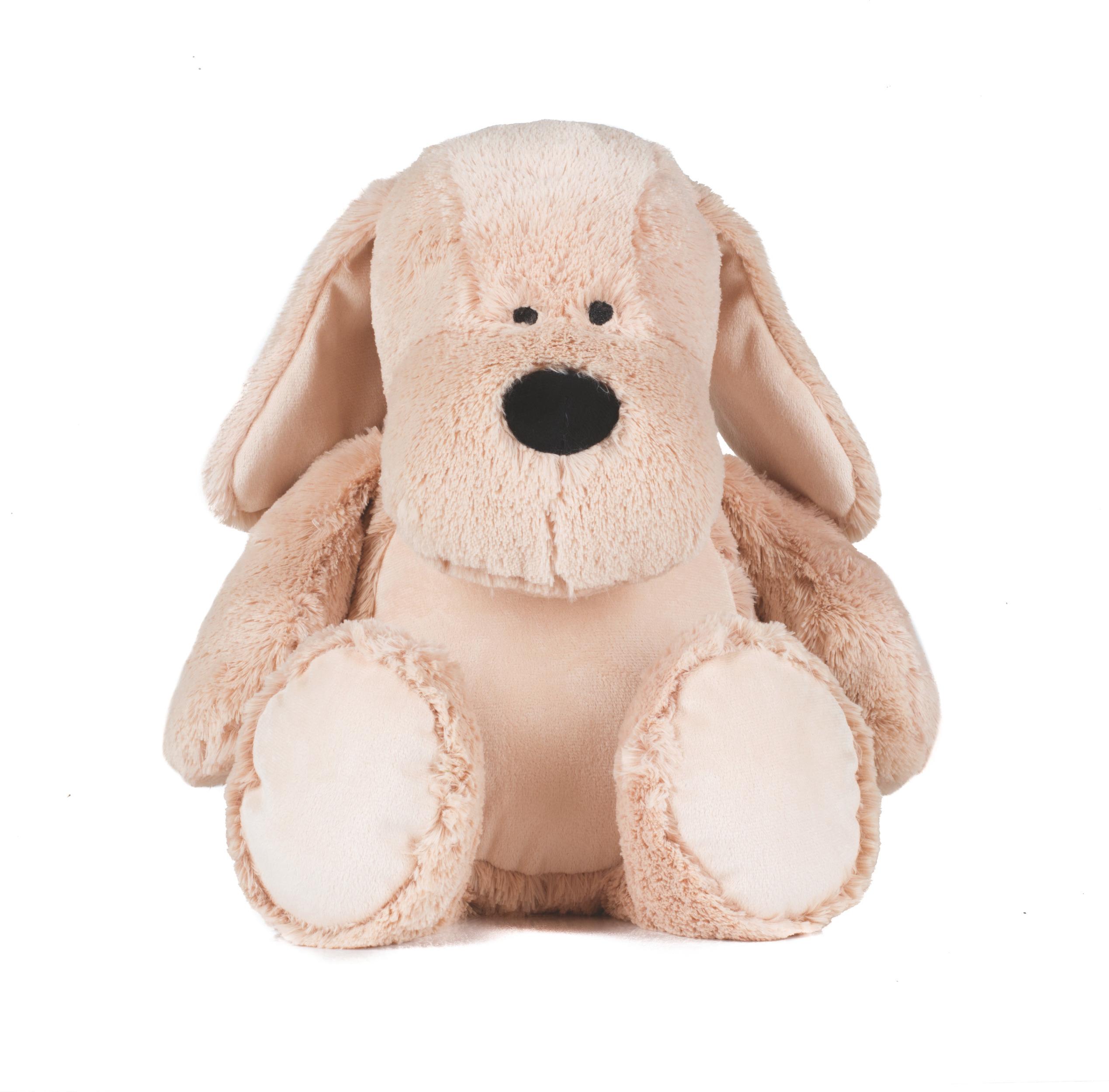 pictoEmbroidered Dog Plush - The Super Cute Puppy! Mid Brown