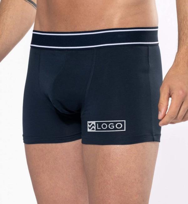 picto Customizable Men's Boxer Oxford Grey