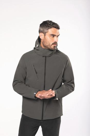 Chaqueta Softshell con capucha Hombre personalizada