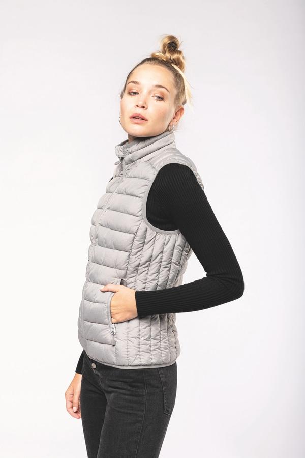 picto Sleeveless Lightweight Jacket Woman To Personalise Marl Dark Grey