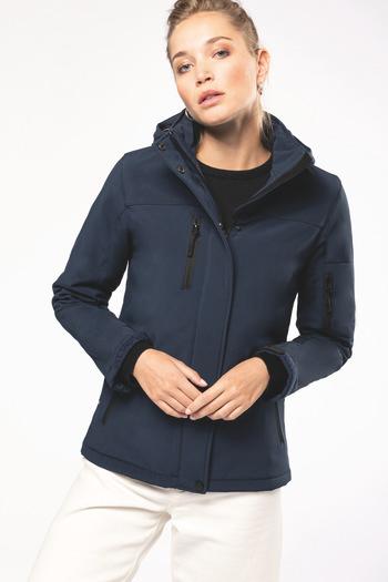 Parka Softshell con Forro y capucha desmontable Mujer para personalizar