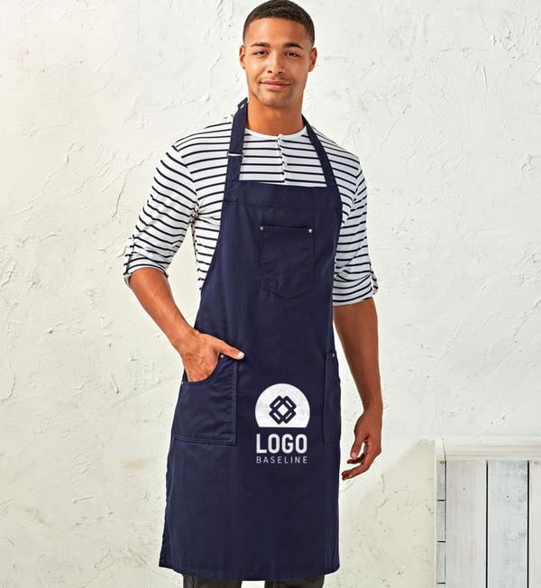 Vintage Apron To Embroider And Print With Your Logos And Texts On Tunetoo