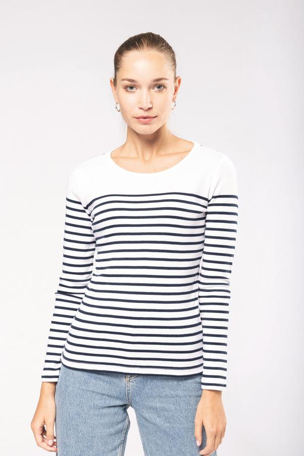 Cotton Sailor T-Shirt For Women | Elegant & Trendy