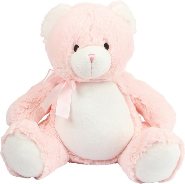 picto Peluche Bébé Personnalisée | Ourson Doux Et Mignon Pink