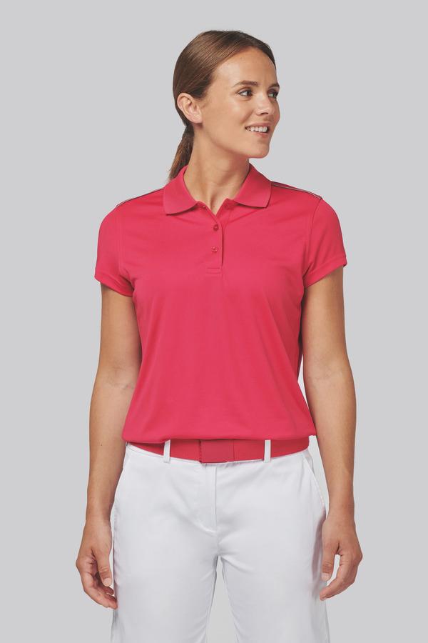 picto Polo Mujer De Deporte Para Personalizar | Bordado Y Estampado | 100% Poliéster Sporty Red