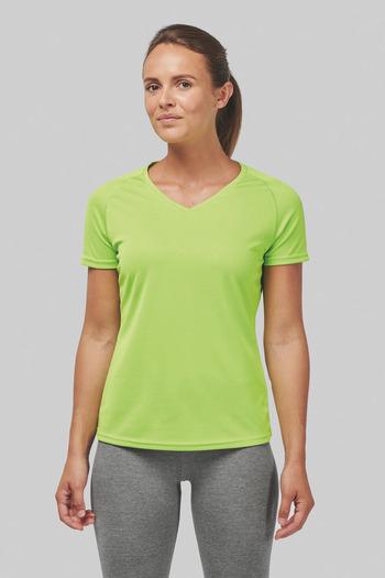 Tee Shirt Women sports V-neck short-sleeved