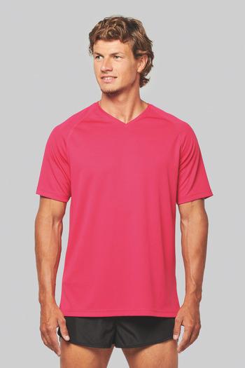 T-shirt Men V-neck short-sleeved sports