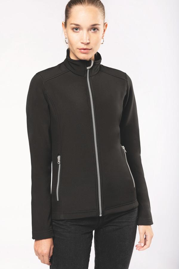 picto Cazadora Softshell Mujer Para Personalizar Black