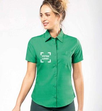 Camisa Manga Corta Mujer