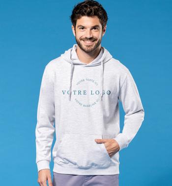 Sudadera Básica Capucha Hombre