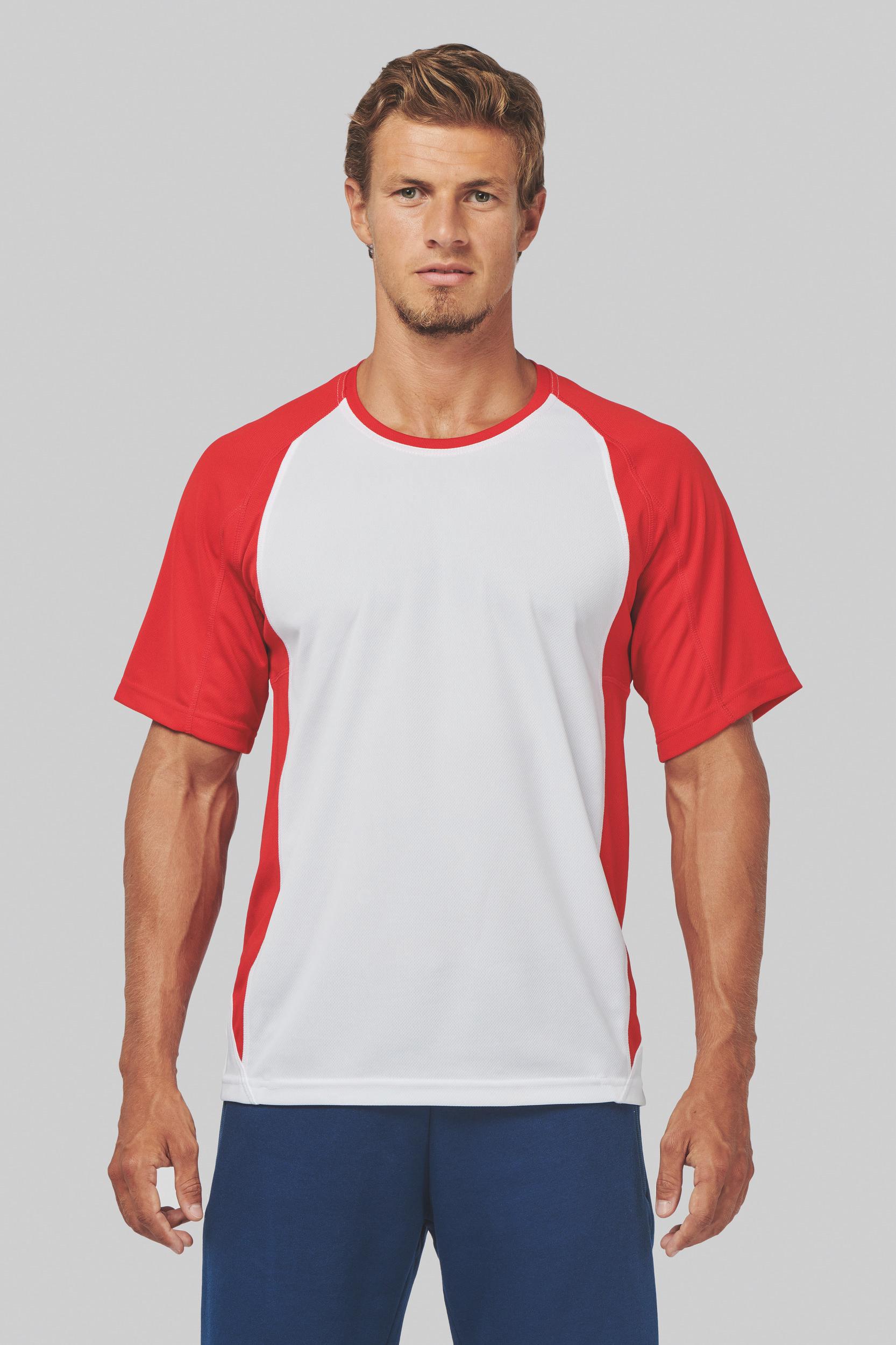 T-Shirt Bicolore Unisexe | Flex Et Impression 
