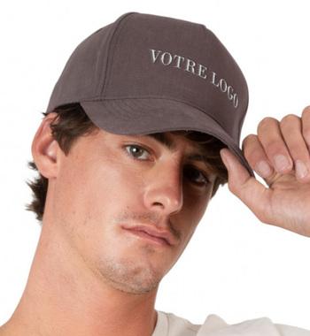 Casquette 5 Panneaux en coton Bio personnalisable