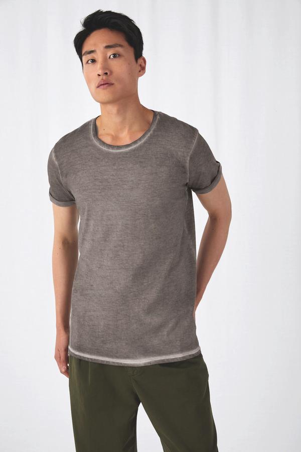 picto T-Shirt Homme Délavé | Broderie Et Impression  Grey Clash