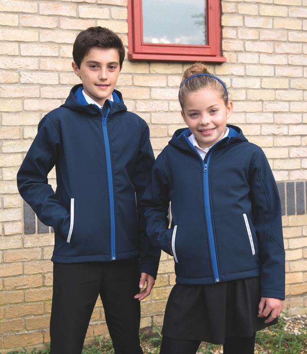 Veste À Capuche Softshell Enfant | Imperméable Et Coupe Vent