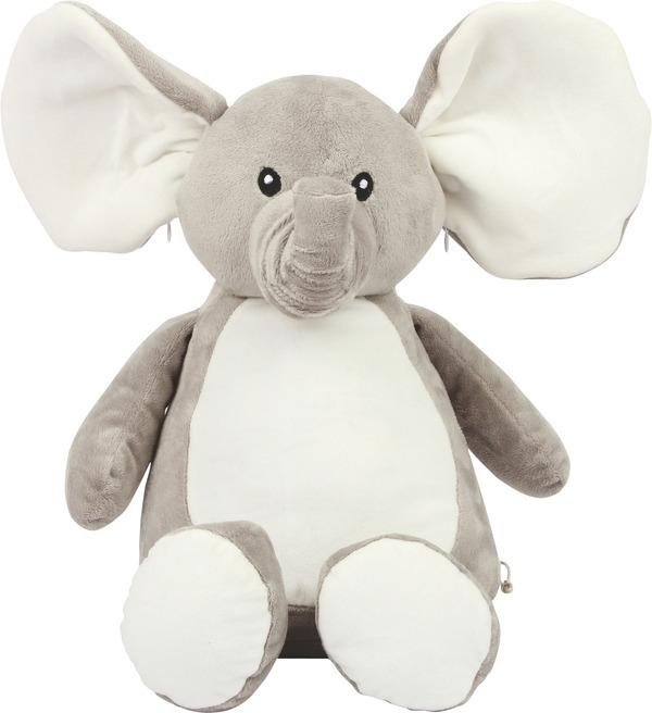 picto Peluche Éléphant | Taille Unique  Grey