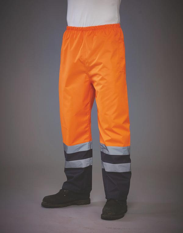 picto Surpantalon Imperméable Haute Visibilité | Broderie Et Impression   Hi Vis Orange