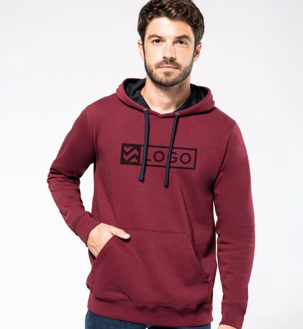 Herren Kapuzenpullover - Stickerei Und Aufdruck