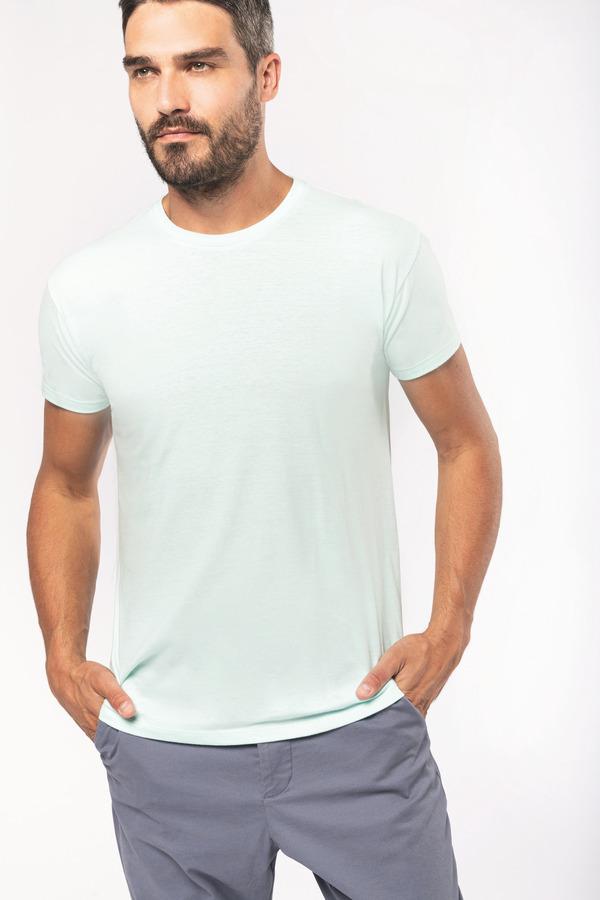 picto T-Shirt Col Rond Bio 150Gr Personnalise Ice Mint