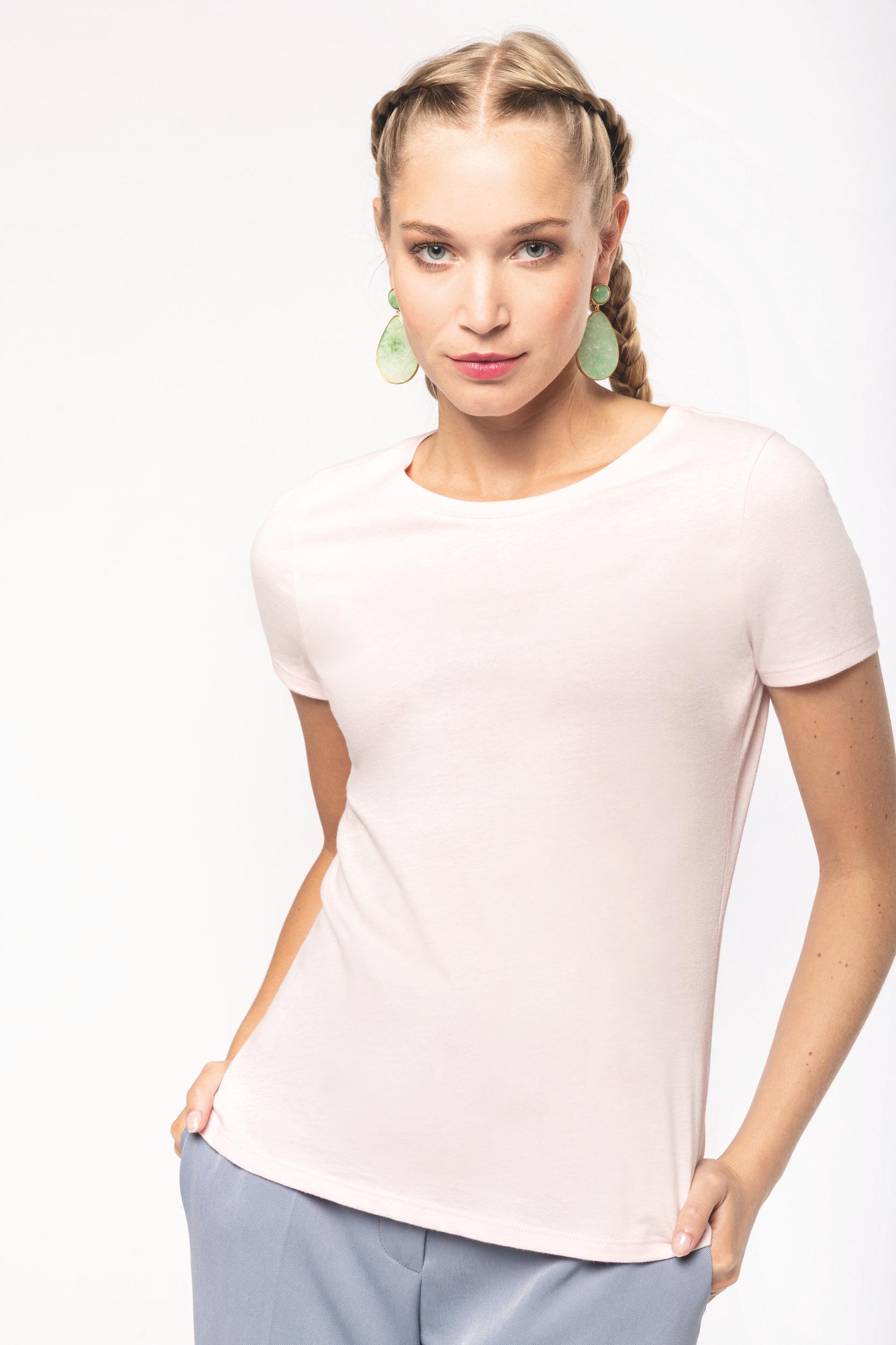 pictoT-Shirt Col Rond Bio 150Gr Femme | 100% Coton Bio | Impression Et Broderie 