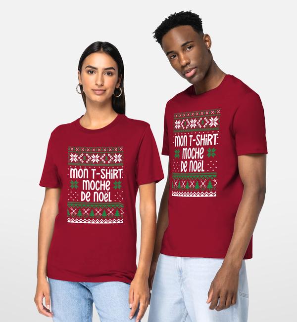 Le T-Shirt Moche De Noël Motif Étoilé