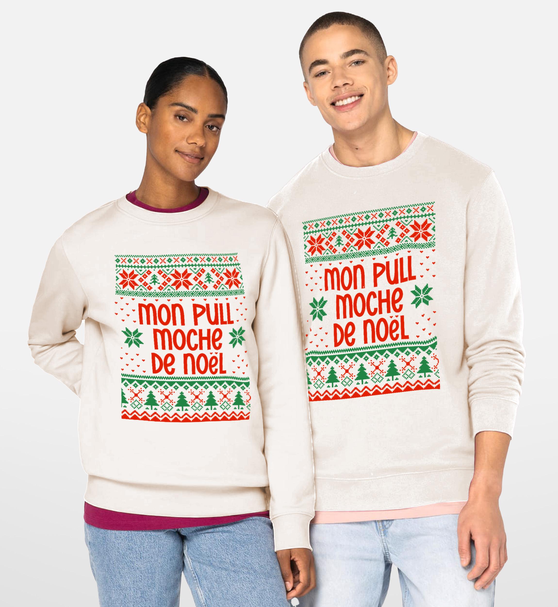 Le Pull Moche de Noël Motif étoilé