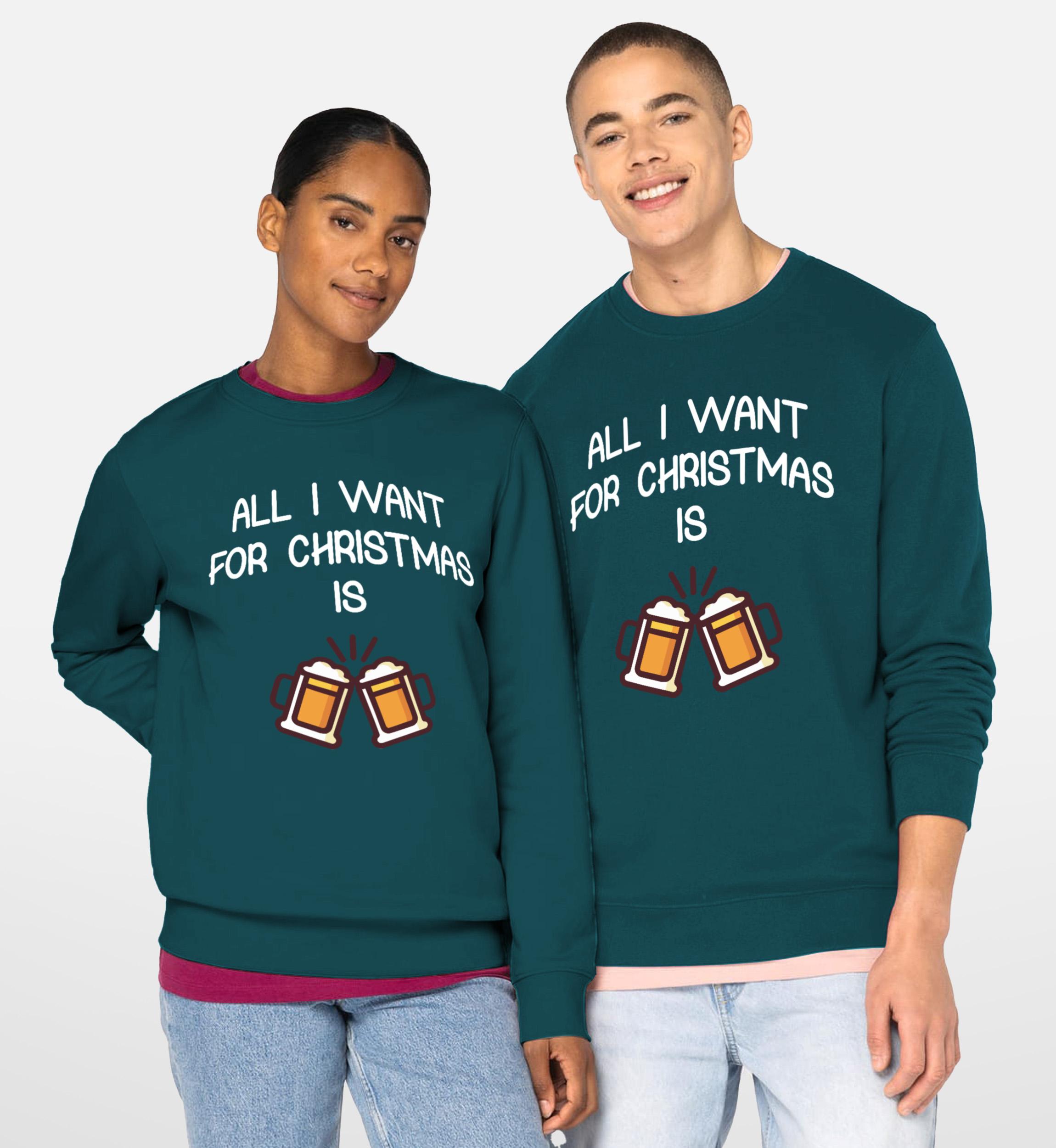 Pull All i Want for christmas is beer