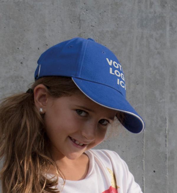 Customizable 6-Panel Children's Cap On Tunetoo