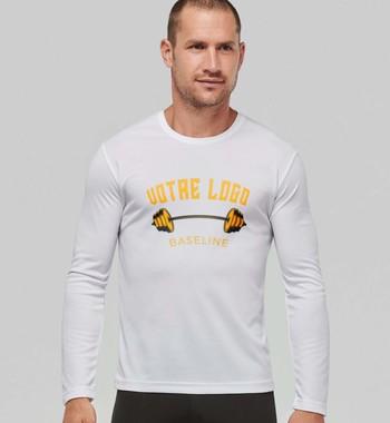 T-shirt Sport Long sleeve Men