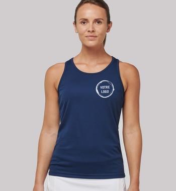 Camiseta Sin Mangas Deporte Mujer