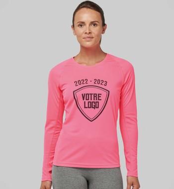 T-shirt Sport Manches Longues Femme