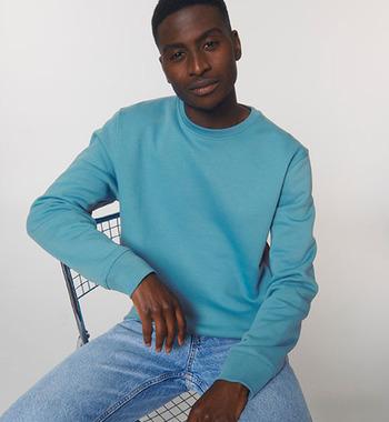 Sweat-Shirt Col Rond Broderie Bouclette personnalisable