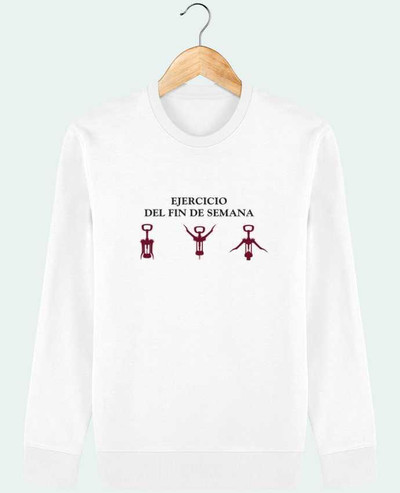 Sweat-shirt Vino - Ejercicio del fin de semana Par tunetoo