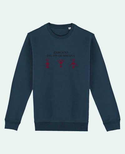 Sweat-shirt Vino - Ejercicio del fin de semana Par tunetoo