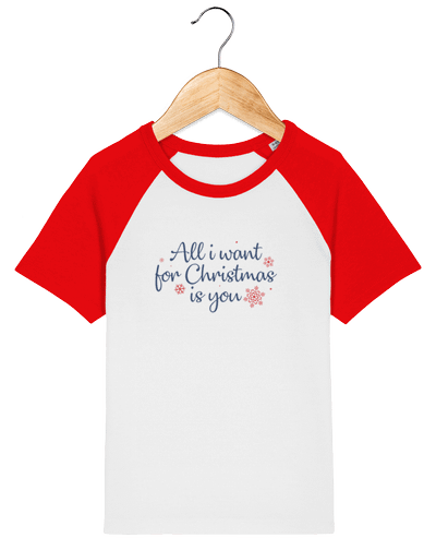 Tee-shirt Enfant All i want for christmas is you Par Nana