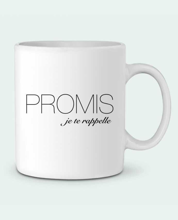 Ceramic Mug Je te rappelle by Promis