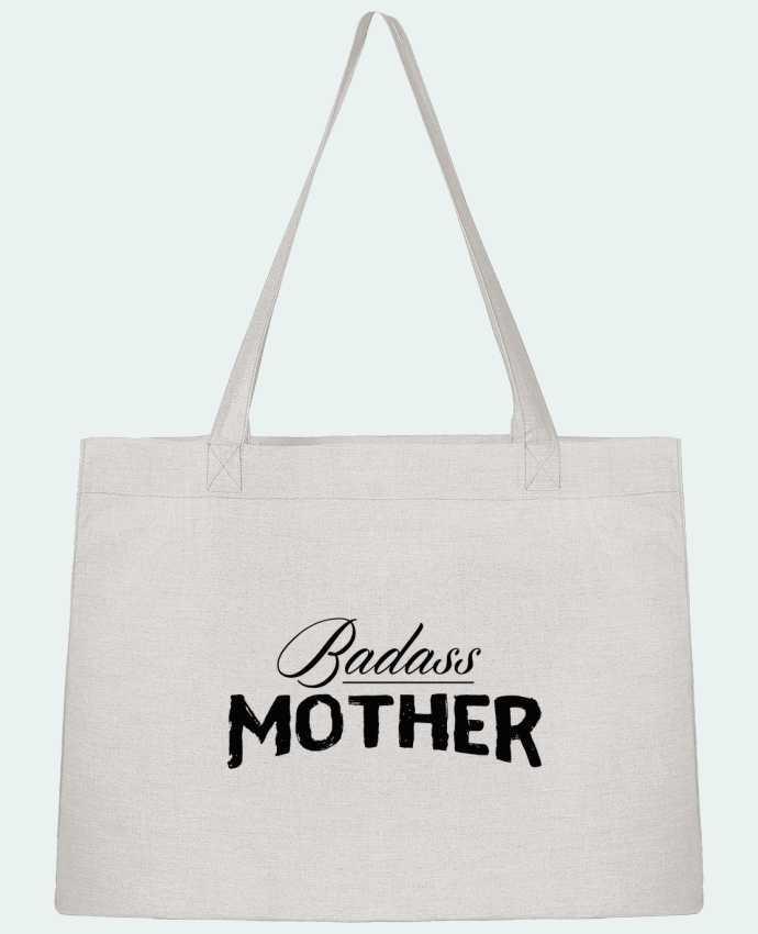 Shopping tote bag Stanley Stella Badass Mother by tunetoo