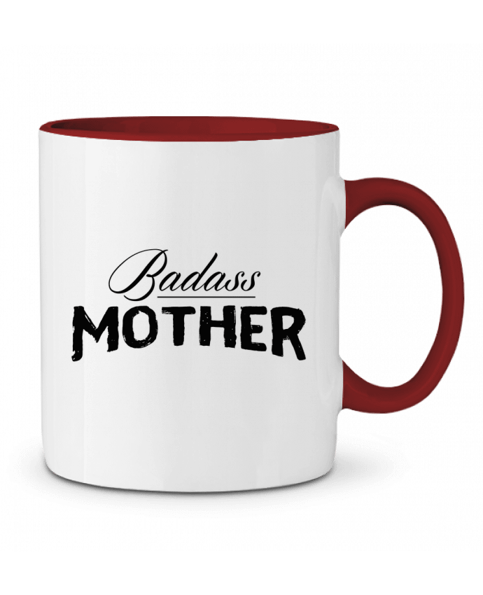 Mug bicolore Badass Mother tunetoo