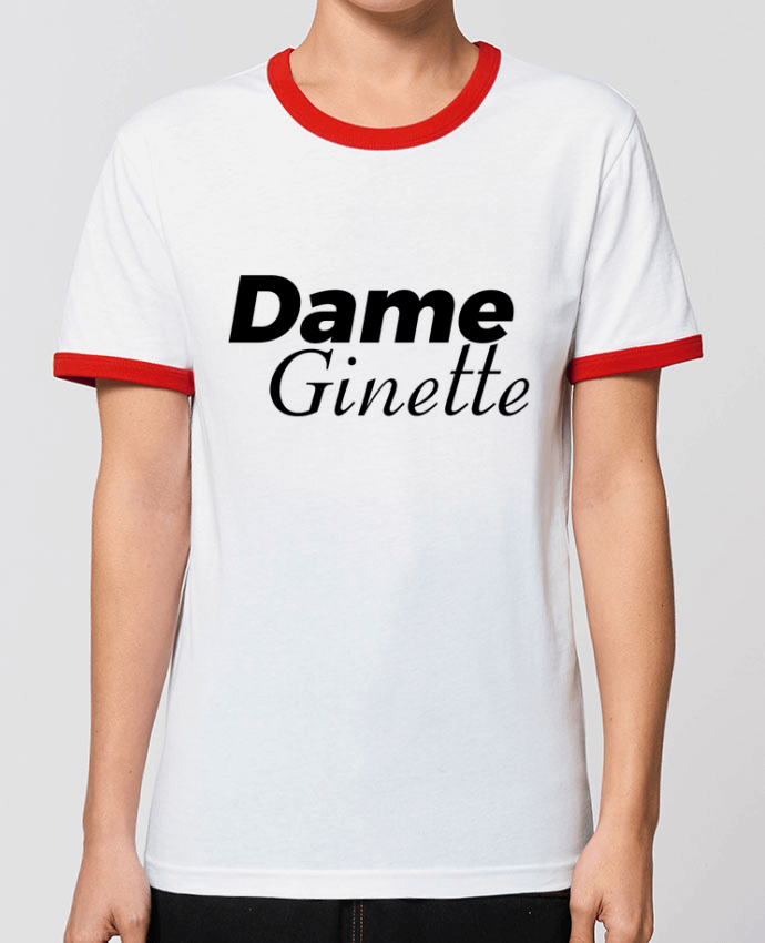 T-Shirt Contrasté Unisexe Stanley RINGER Dame Ginette por tunetoo