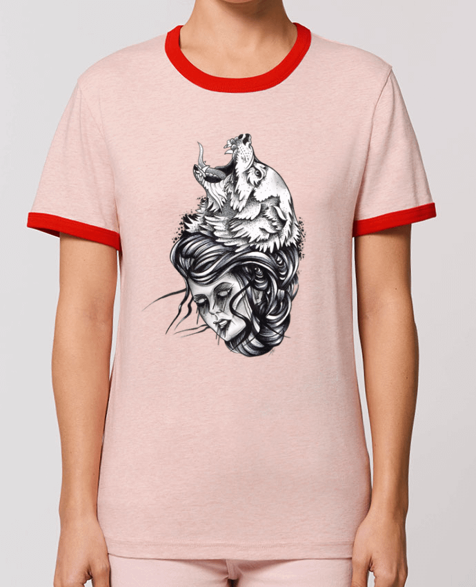 T-shirt Femme & Loup par david