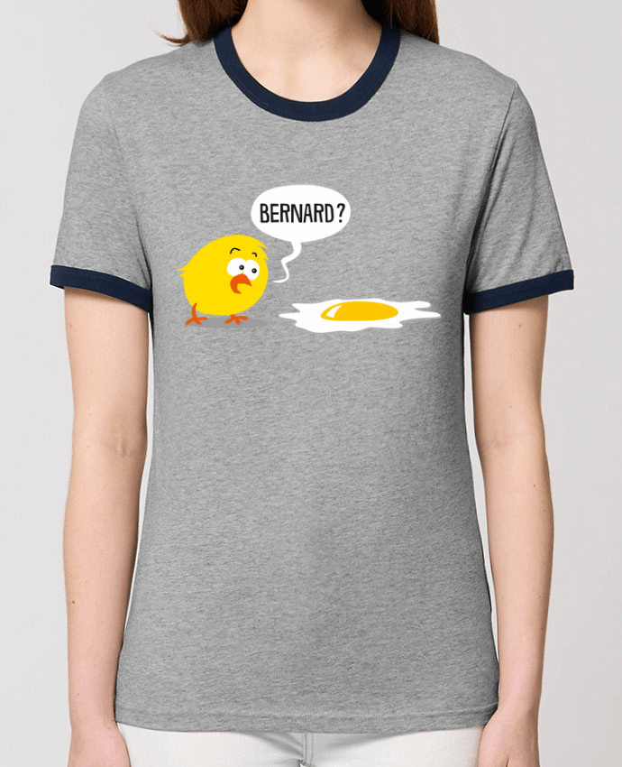 T-Shirt Contrasté Unisexe Stanley RINGER Bernard por Rickydule