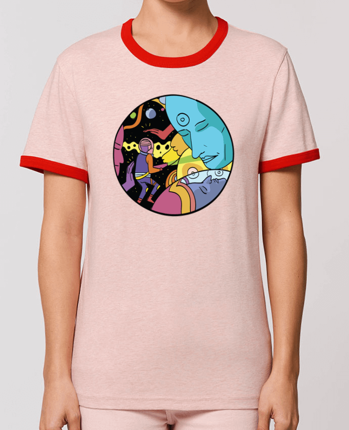 T-Shirt Contrasté Unisexe Stanley RINGER cosmic por Arya Mularama