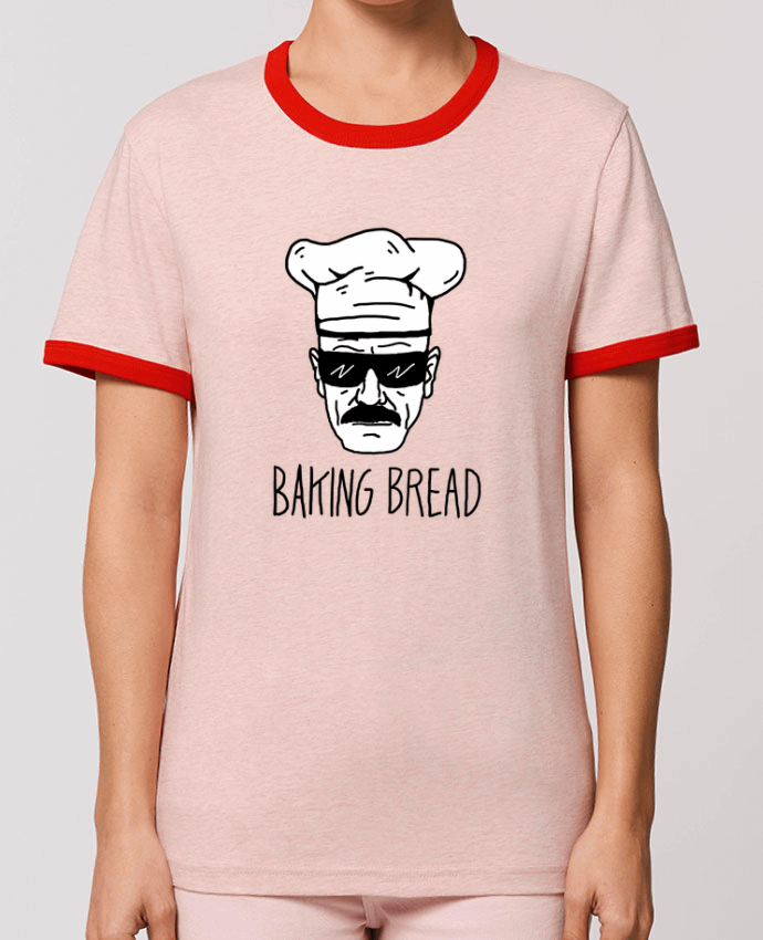 T-Shirt Contrasté Unisexe Stanley RINGER Baking bread by Nick cocozza