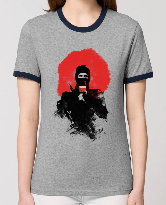 T-Shirt Contrasté Unisexe Stanley RINGER American ninja by robertfarkas