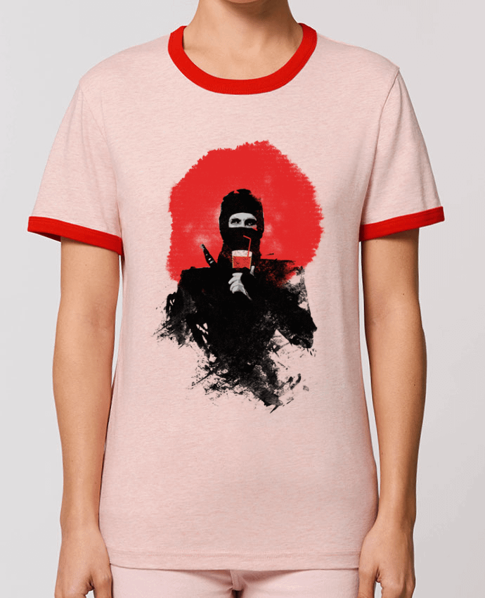 T-Shirt Contrasté Unisexe Stanley RINGER American ninja by robertfarkas