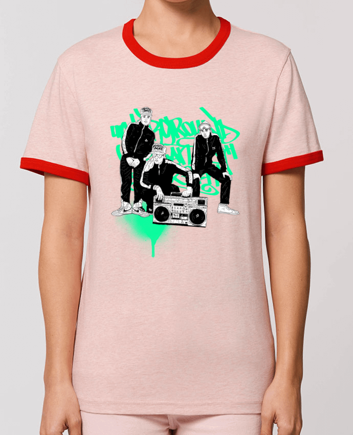 T-Shirt Contrasté Unisexe Stanley RINGER beastieboys by Nick cocozza
