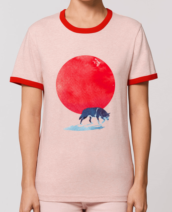 T-Shirt Contrasté Unisexe Stanley RINGER Fear the red by robertfarkas