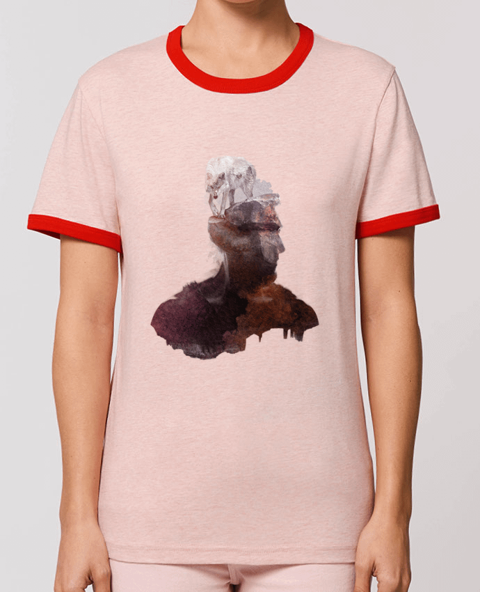 T-Shirt Contrasté Unisexe Stanley RINGER Inner wilderness por robertfarkas