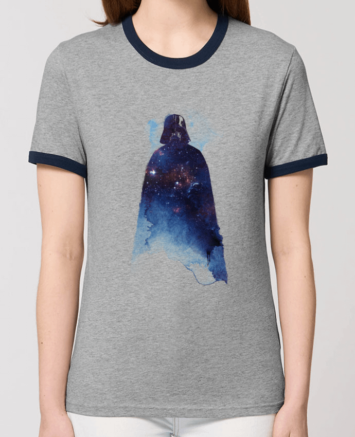 T-Shirt Contrasté Unisexe Stanley RINGER Lord of the universe por robertfarkas
