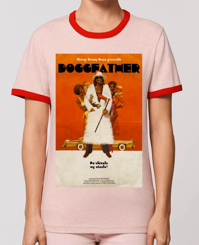 T-Shirt Contrasté Unisexe Stanley RINGER Doggfather por 