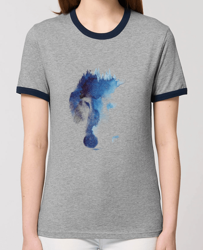 T-Shirt Contrasté Unisexe Stanley RINGER Through many storms por robertfarkas